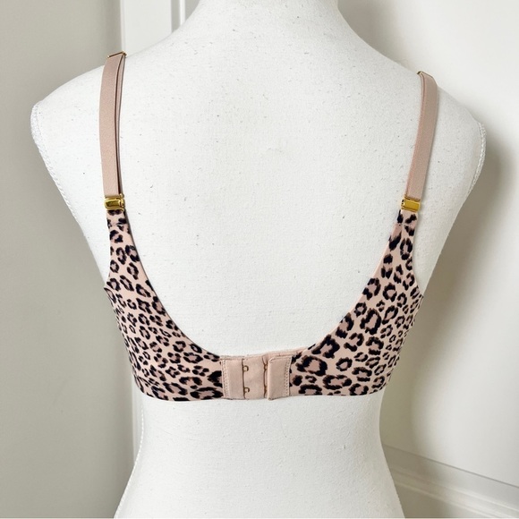 Victoria’s Secret Animal Print Full Coverage Soft Smooth Silhouette Bra, Sz 34D - Picture 5 of 10